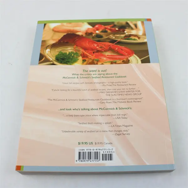 McCormick & Schmick's Seafood Restaurant Cookbook William King 2005 Special Ed 
