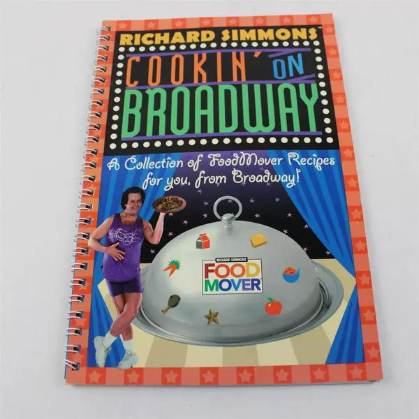 Richard Simmons Cookin' On Broadway 2000 Spiral Bound PB Food Mover Series