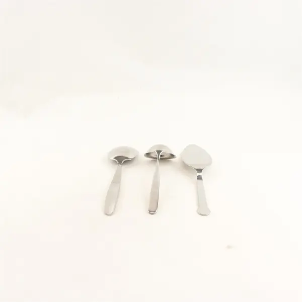 Set of 3 Stainless Steel Silverware Ladle + Serving Spoon + Pie Serving Utensils