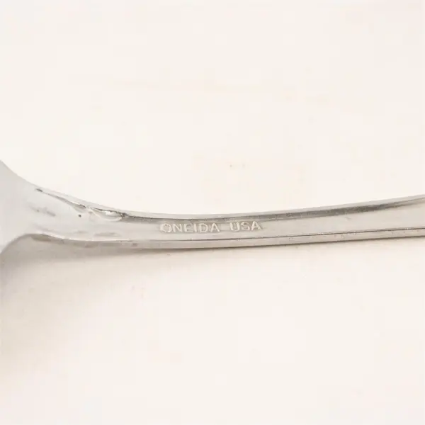 Lot Of 4 Oneida Arbor Rose-True Rose Stainless Steel Place/Oval Soup Spoon
