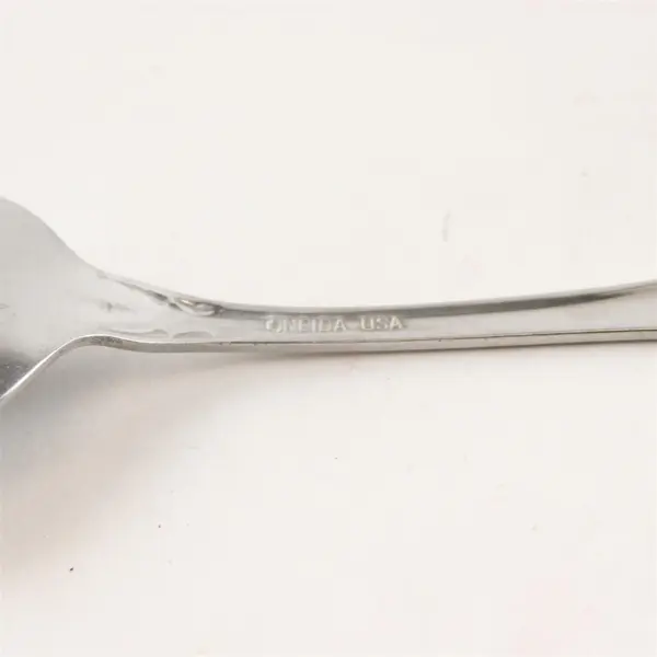 Lot Of 6 Oneida Arbor Rose-True Rose Stainless Steel Place/Oval Soup Spoons