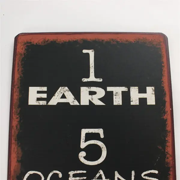 Ganz Inspirational Wording Tin Metal Hang Sign Home Décor, Portrait Size 6"x20"
