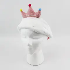 I Dew Care Super Soft Microfiber Pink White Tiara Headband for Hair