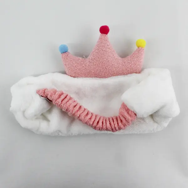 I Dew Care Super Soft Microfiber Pink White Tiara Headband for Hair