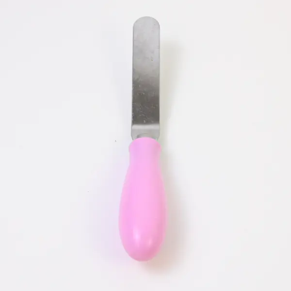 Pink Offset Icing Spatula 8in Cake Decorating Tool