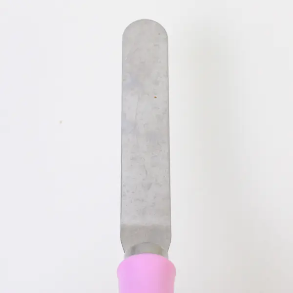 Pink Offset Icing Spatula 8in Cake Decorating Tool