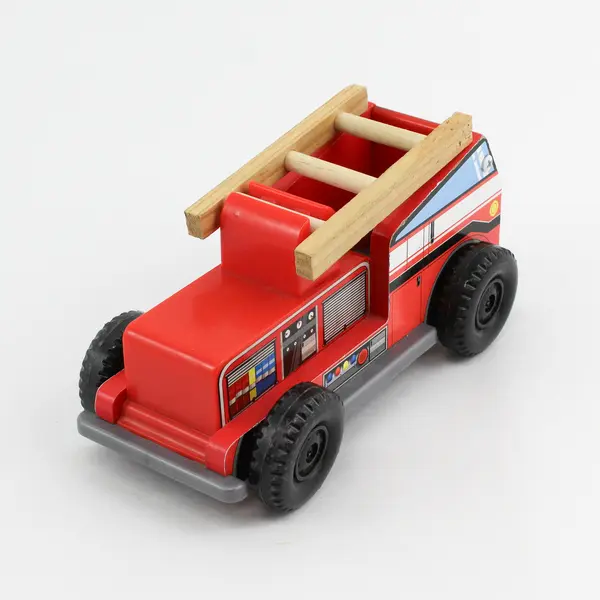 2011 Kidcraft  Wooden Firetruck With Battery Operated Siren Works