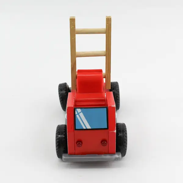 2011 Kidcraft  Wooden Firetruck With Battery Operated Siren Works