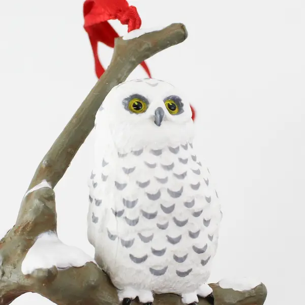 Lot of Two  1991 Hallmark Keepsake  Snowy Owl Ornaments QX5269