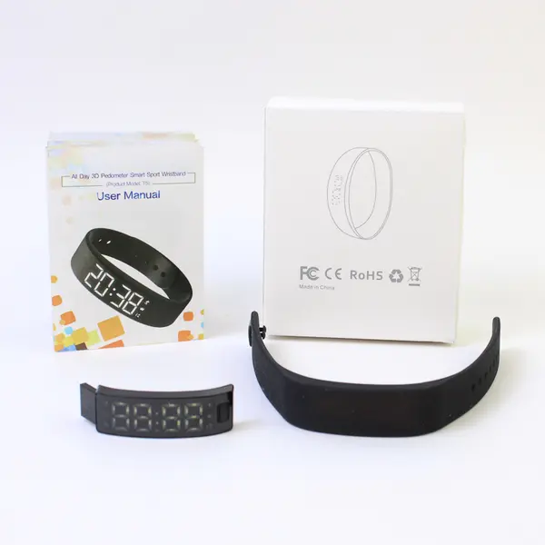 All Day 3D Pedometer Smart Sport Wristband Digital Display & Adjustable Band