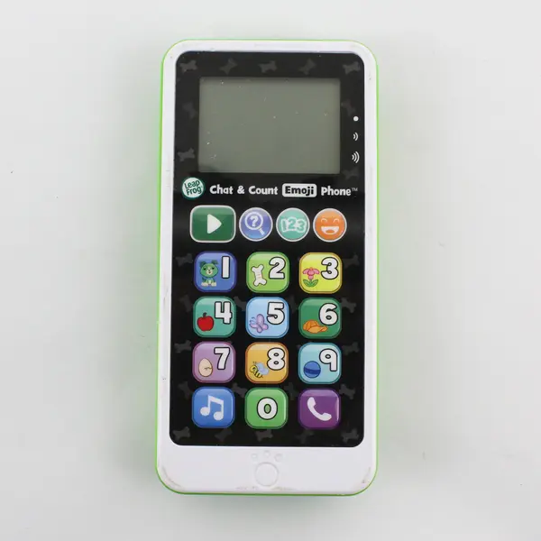 2018 Leap Frog Chat & Count Emoji Phone Green  Works