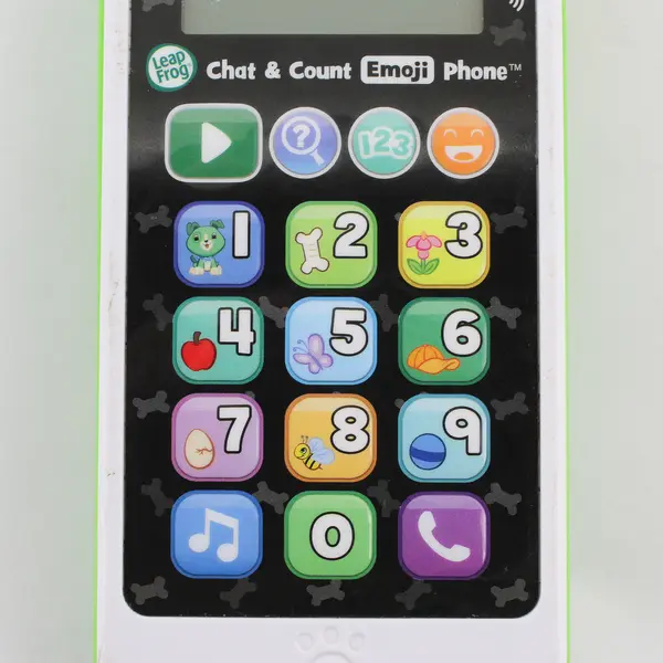 2018 Leap Frog Chat & Count Emoji Phone Green  Works
