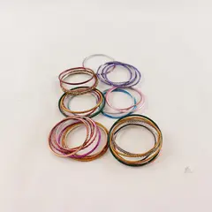 Lot of Assorted Colorful Kids Fashion Bangle Bracelets