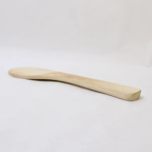 Lot of 4 Wooden Kitchen Utensils Rice Scoops Spatula Spreader 