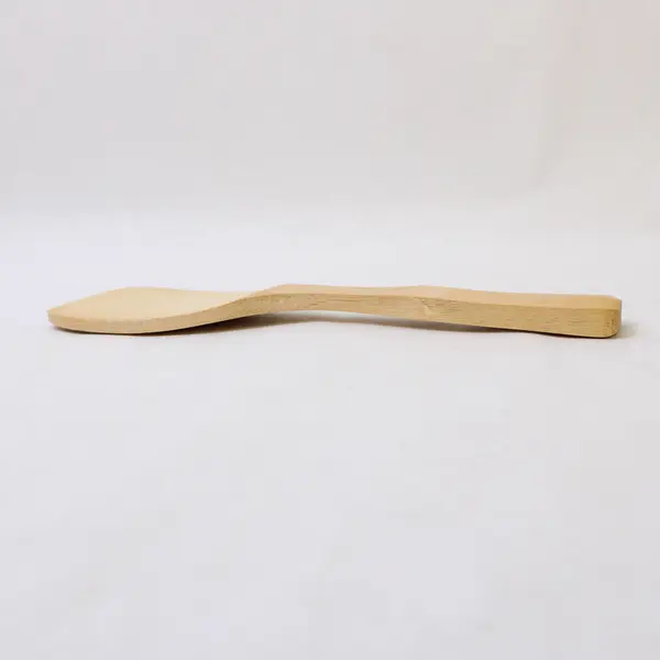 Lot of 4 Wooden Kitchen Utensils Rice Scoops Spatula Spreader 