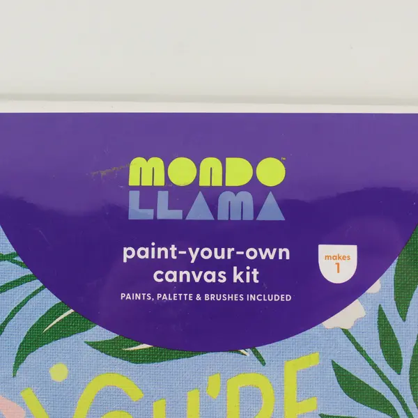 Mondo Llama Paint Your Own Canvas Kit Paint You're Doing Great
