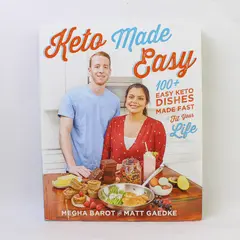Keto Made Easy Megha Barot Matt Gaedke 2018 Paperback 100+ Keto Dishes Good