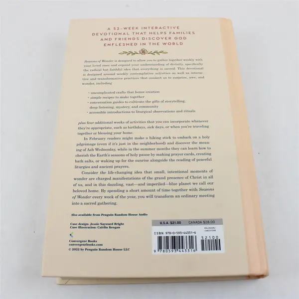 Seasons of Wonder by Bonnie Smith Whitehouse 1st Edition Hardcover 2022 Good