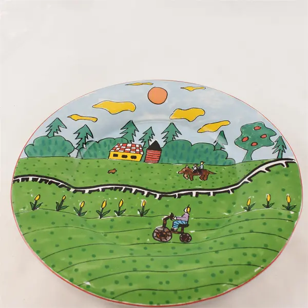 Vintage Skyfarm Luncheon Plate by Annee Goodchild - Collectible Plate
