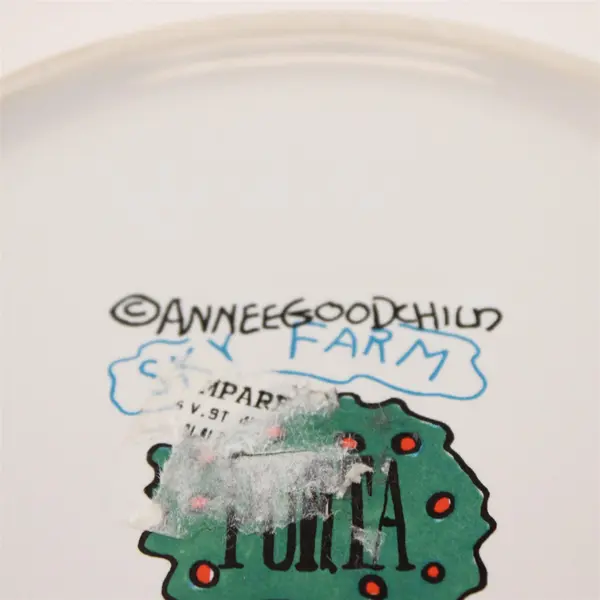 Vintage Skyfarm Luncheon Plate by Annee Goodchild - Collectible Plate