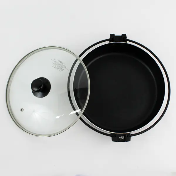 Zei-No-Kiwami Non-Stick Sukiyaki Pot With Lid Black 26 cm 3.0 L