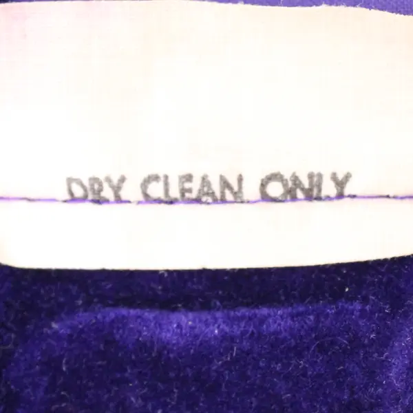 Vintage Handmade Purple Velvet Mini Skirt  Women's Size 28-36 Elastic Waist