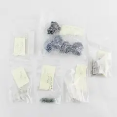 Mixed Lot of 18 - Various Types of Raw Un-Cut Crystals Different Sizes and Types