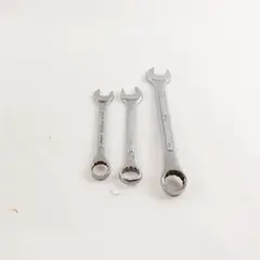 Lot of 3 Combination Wrenches 5/8, 11/16, 3/4 in 