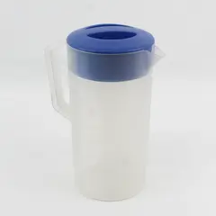 Rubbermaid Servin' Saver 306D Plastic Pitcher with Blue Lid 2 Quarts