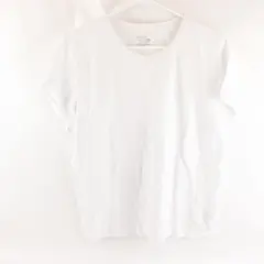Time And Tru White Short-Sleeved T-Shirt Women's XXL 20