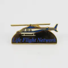  Life Flight Network Helicopter Medical Lapel Pin Enamel Brooch