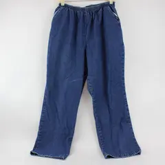 Vintage Chic Jeans Womens 14P Blue High Rise Relaxed Straight Leg Pull On Jeans