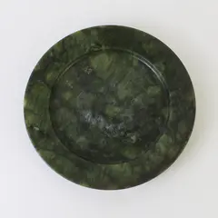 Green Marble Decorative Saucer Plate 6" 