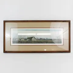 Framed Matted Jim Harrison Lucky Strike Art Print Signed Numbered 284/1500 