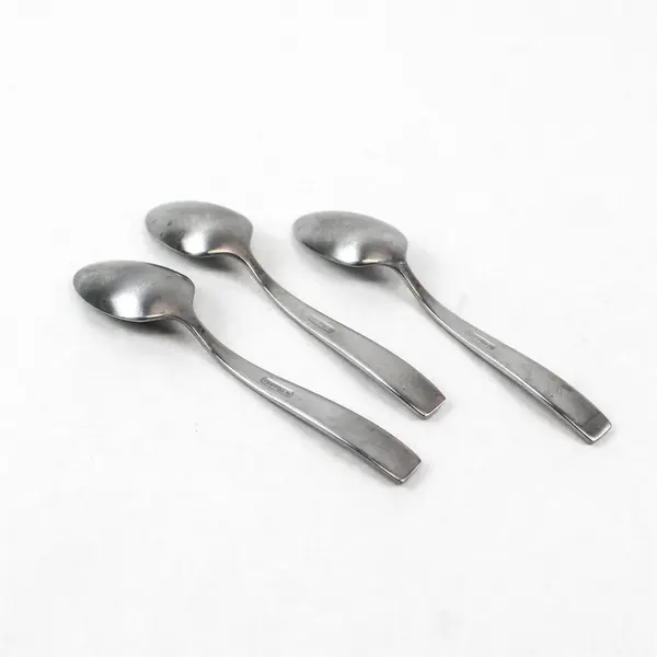 Lot of 3 Oneida Silver Everdine Pattern 18/0 Stainless Teaspoons 6.25" Good