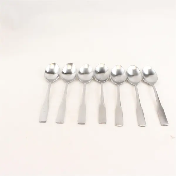 Lot Of 7 Oneida Silver Persuasion (Stainless) Flatware Soup Spoons 7.25" Long