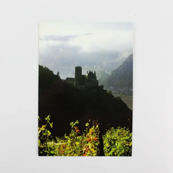 Lot Of 2 Vintage Germany Castle Postcards Burg Sooneck Burg Katz