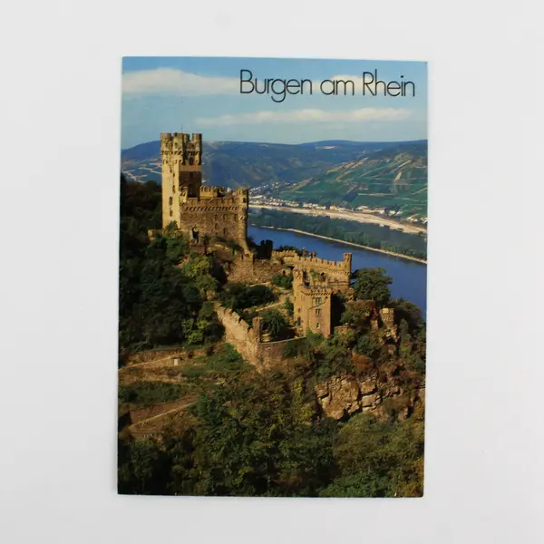 Lot Of 2 Vintage Germany Castle Postcards Burg Sooneck Burg Katz