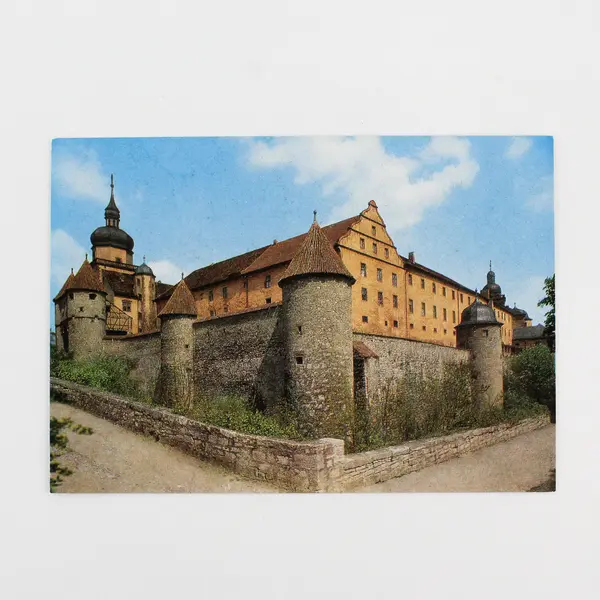 Lot Of 2 Vintage Würzburg Germany Castle Postcards