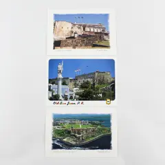 Lot Of 3 Old San Juan Puerto Rico Castillo Postcards