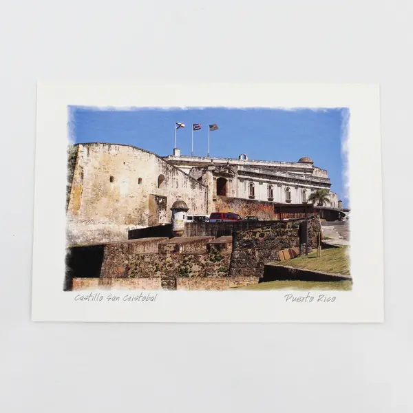 Lot Of 3 Old San Juan Puerto Rico Castillo Postcards