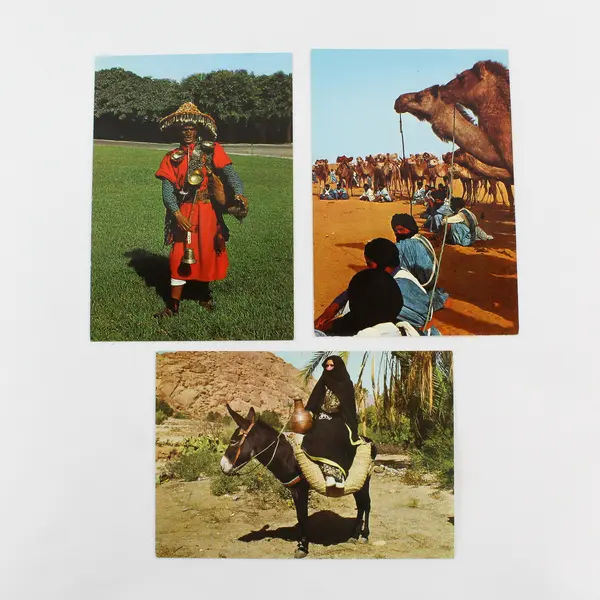 Lot Of 3 Vintage People Of Morocco Postcards Unposted