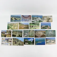 Lot Of 18 Vintage Turkey Scenery Ancient Ruins Postcards Cropped Edges