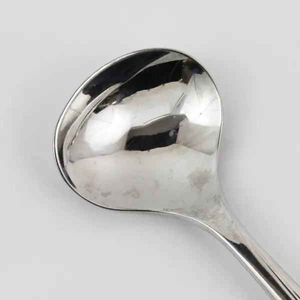 Lot of 3 Yamazaki Flatware Linear Pattern SS Sugar Spoons 5.75" Rare Items