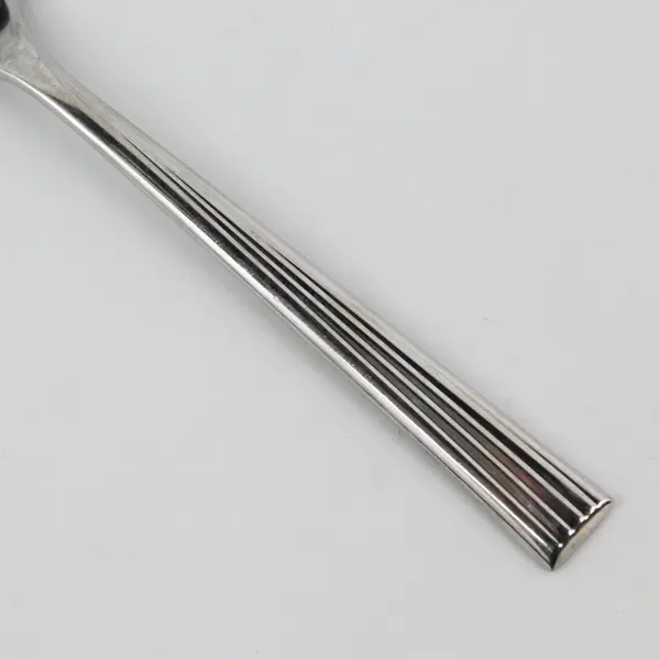 Lot of 3 Yamazaki Flatware Linear Pattern SS Sugar Spoons 5.75" Rare Items