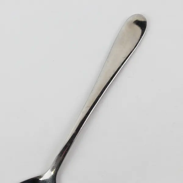 Unbranded SS Skull Sugar Spoon Cut-Out Heart Nose Round Eye Sockets 6" Rare Find