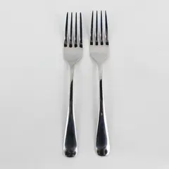 Lot Of 2 Cambridge Silver Unknown Rare Pattern Stainless Dinner Fork 6.75" VG