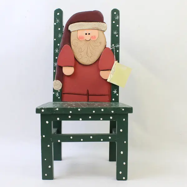 Crazy Mountain Santa Chair Green for Dolls & Plush Holiday Miniature New