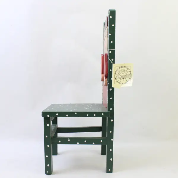 Crazy Mountain Santa Chair Green for Dolls & Plush Holiday Miniature New