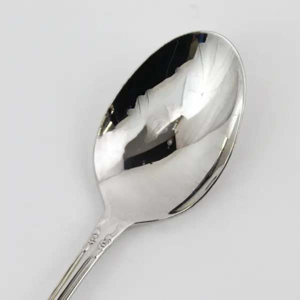 Lot of 8 Oneida Silver Mansion Hall Pattern SS Oval Soup Spoons 6.75" Long Good